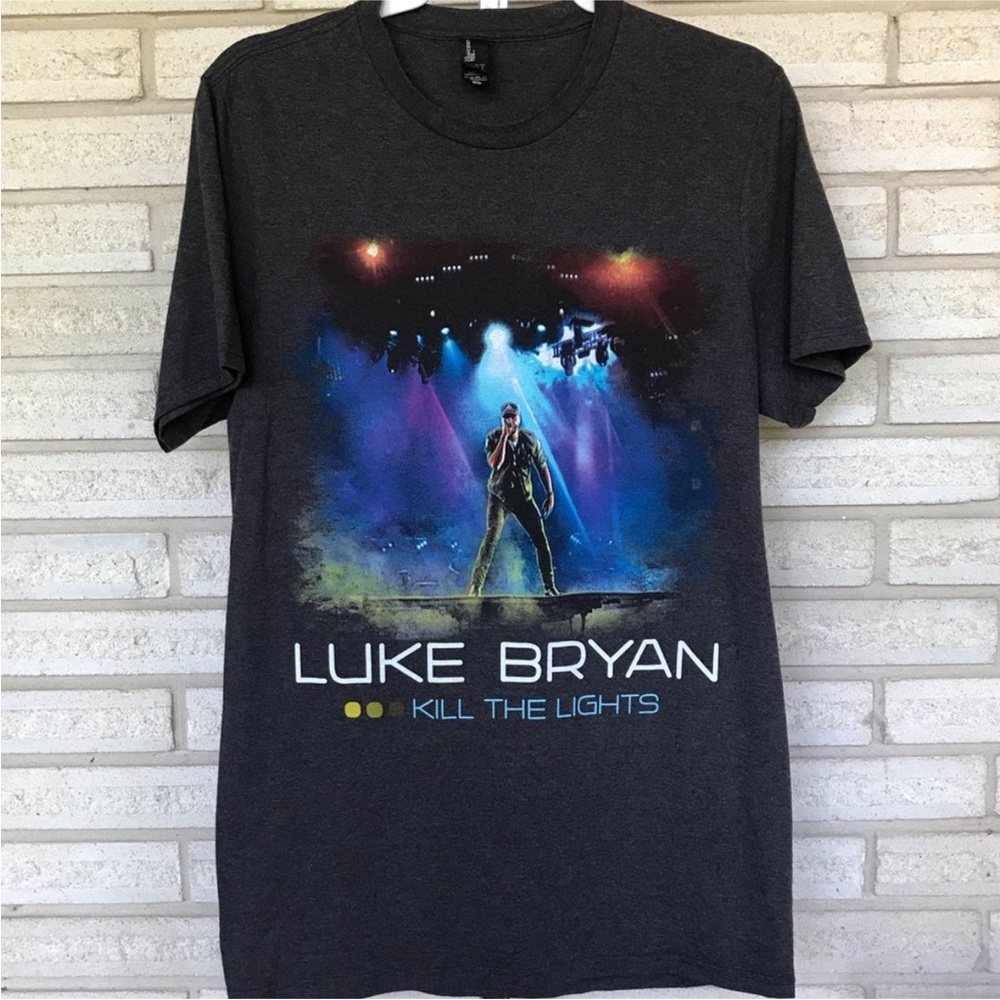 Luke Bryant Country Music Singer Kill The Lights Concert Tee Shirt Sz M